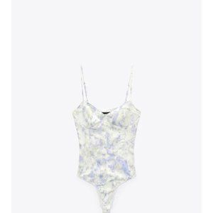 Tie Dye Bustier Bodysuit Only One